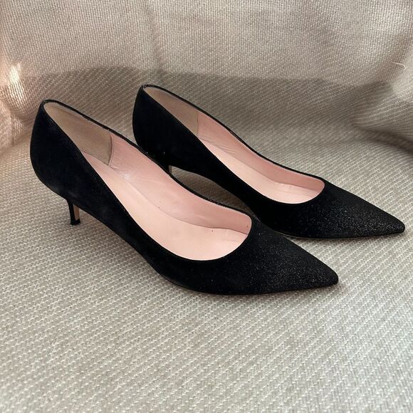 Kate Spade Melanie Glitter Kitten Pumps - Picture 1 of 11